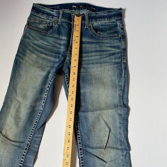 BKE Buckle‎ Jeans Mens 32x30 Alec Blue Straight Leg Embroidered Stretch Comfort - Picture 4 of 12